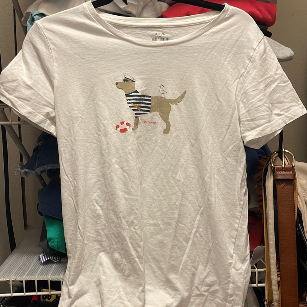 Jcrew factory Oh buoy! dog shirt. Perfect for the summer